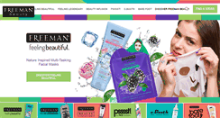 Desktop Screenshot of freemanbeauty.com